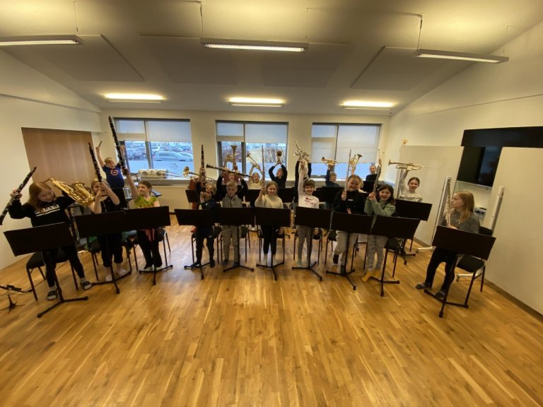 Fjölgun í yngri skólalúðrasveit