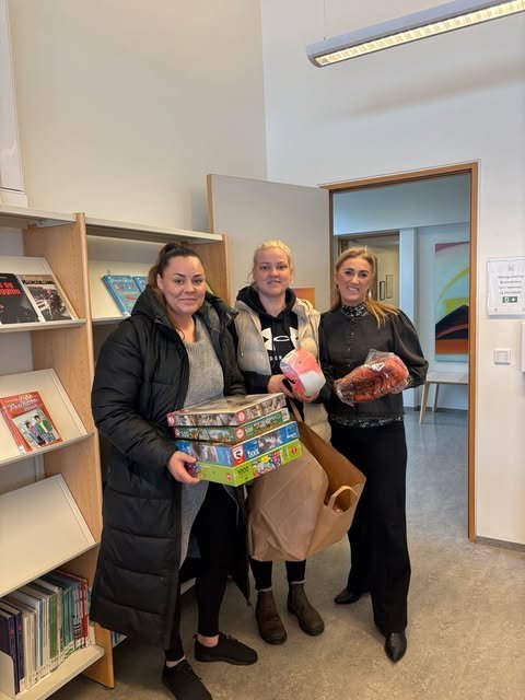 Gjöf frá foreldrafélaginu gleður nemendur