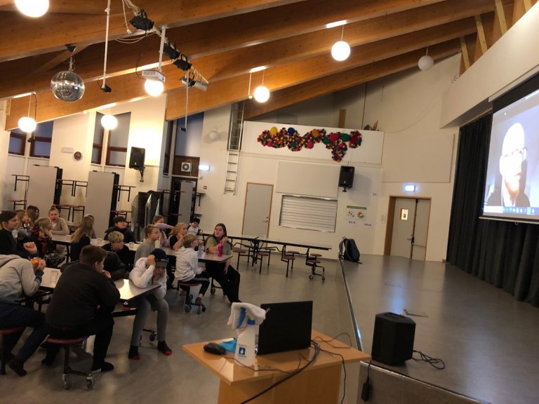 Rafrænar heimsóknir rithöfunda