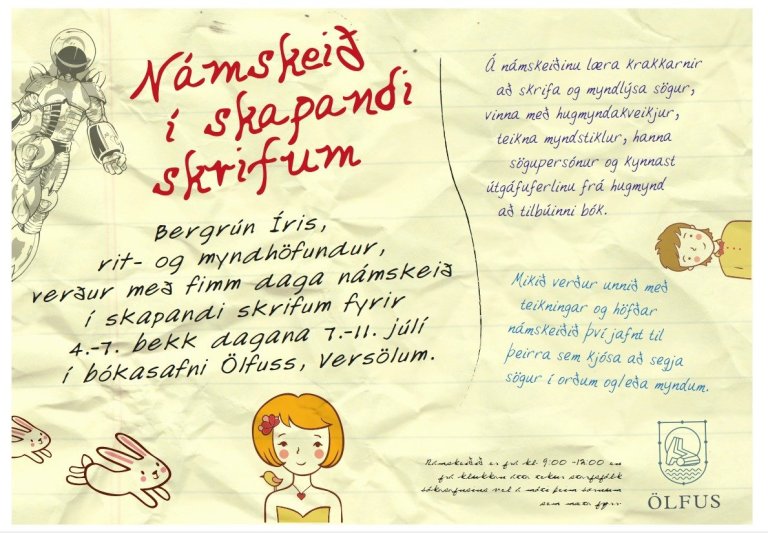 Námskeið í skapandi skrifum