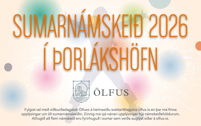 Sumarnámskeið fyrir börn í Ölfusi
