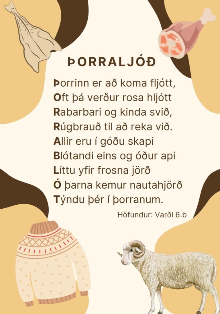 Bóndadagurinn haldinn hátíðlegur