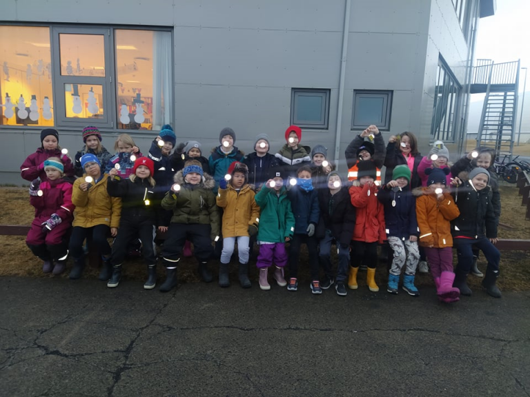 Umferðarfræðsla í 2. bekk